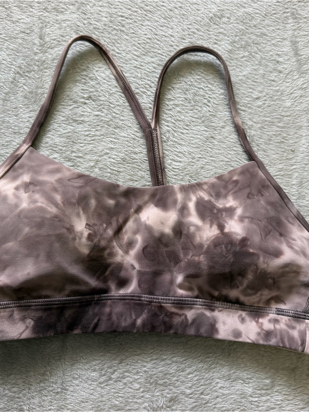 lululemon athletica Tie-Dye Mauve Sports Bra